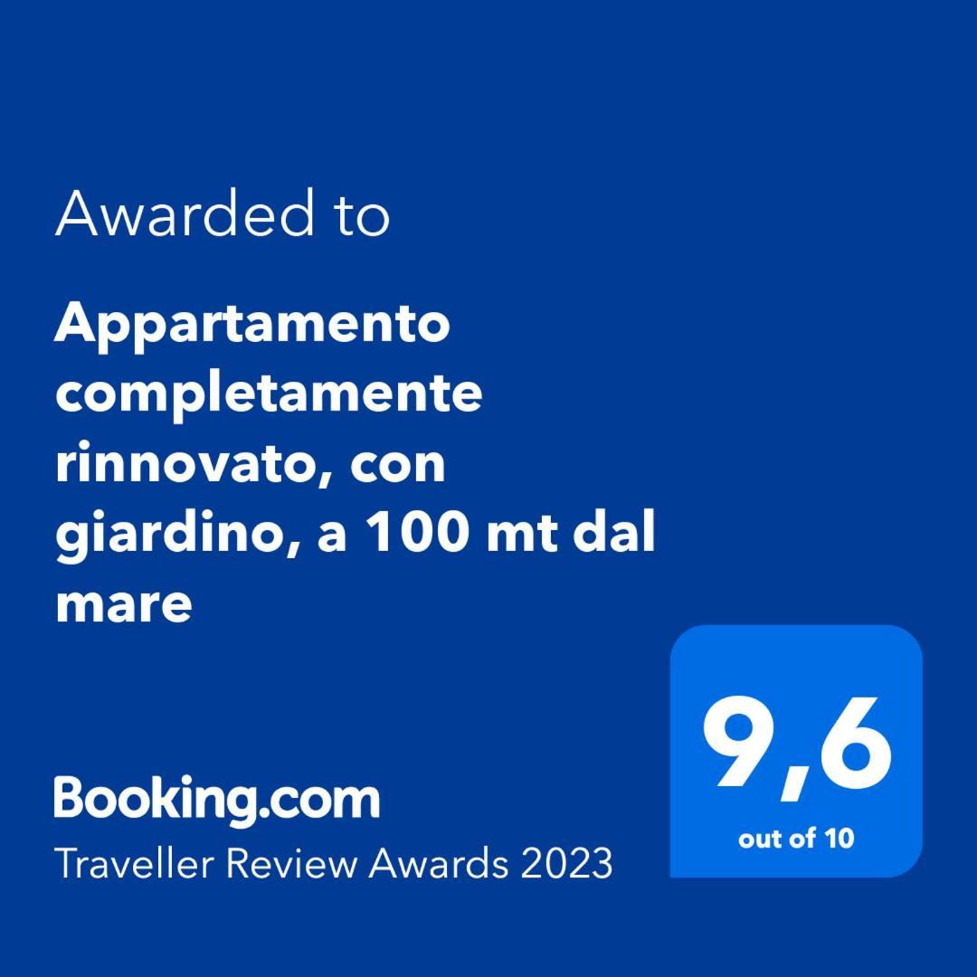 Apartment Completamente Rinnovato, Con Giardino, A 100 Mt Dal Mare *